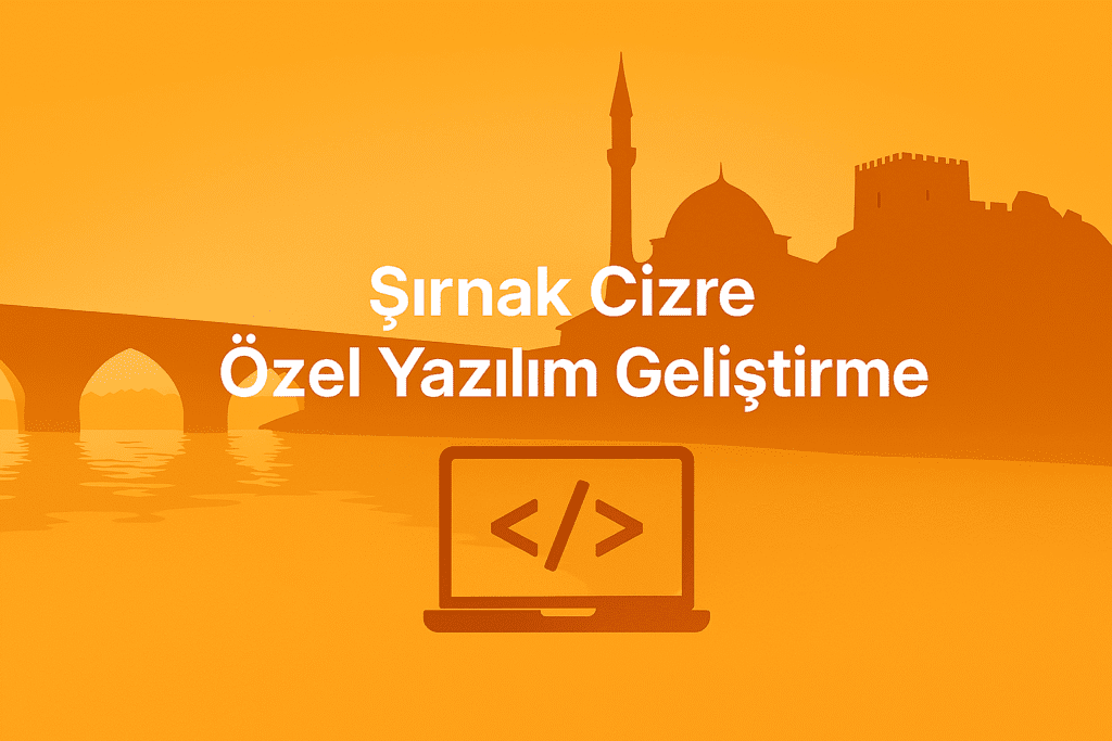 şırnak cizre özel yazılım geliştirme